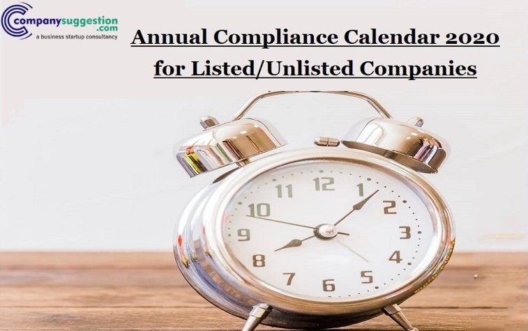 Annual Compliance Calendar 2020