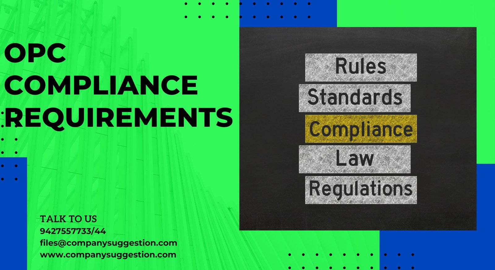 OPC COMPLIANCE REQUIREMENTS
