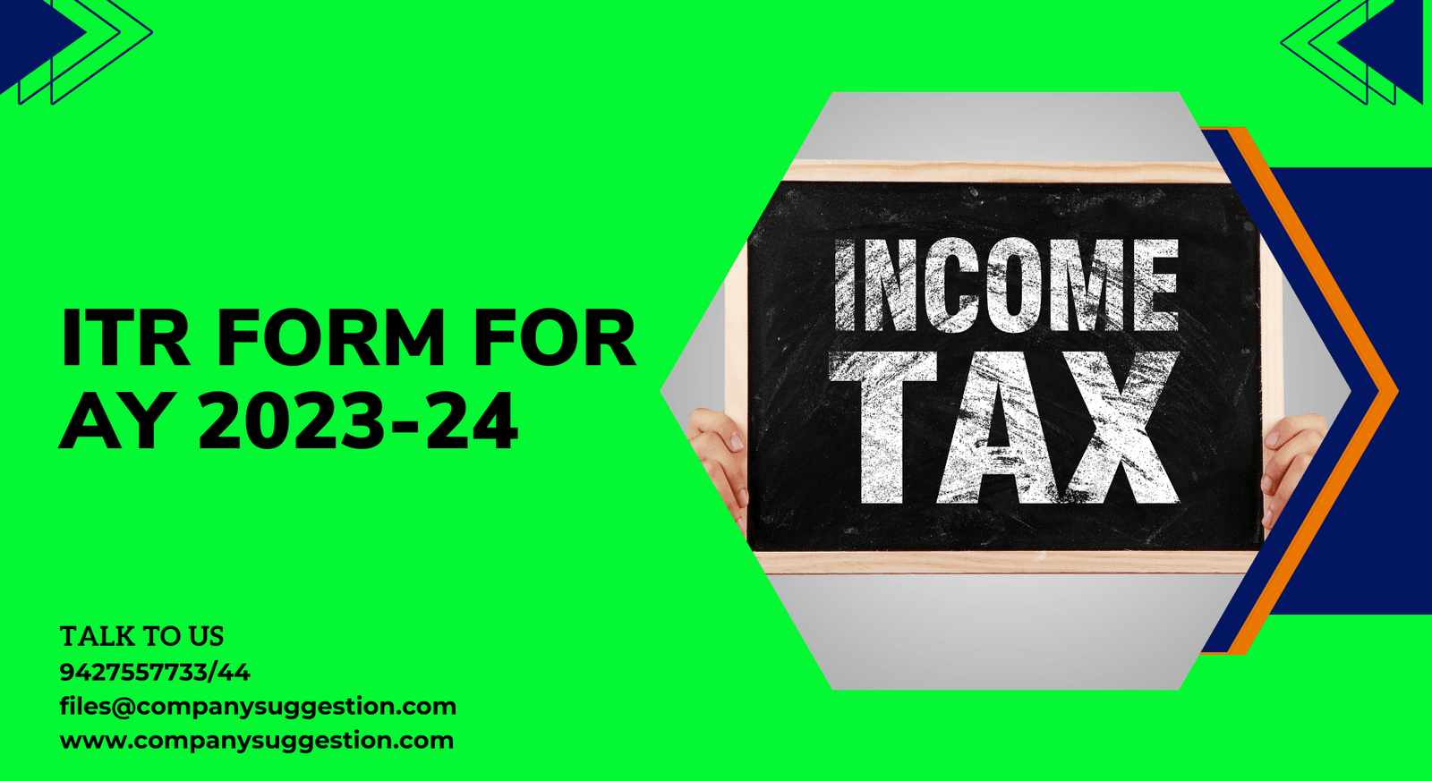 ITR FORM FOR AY 2023-24