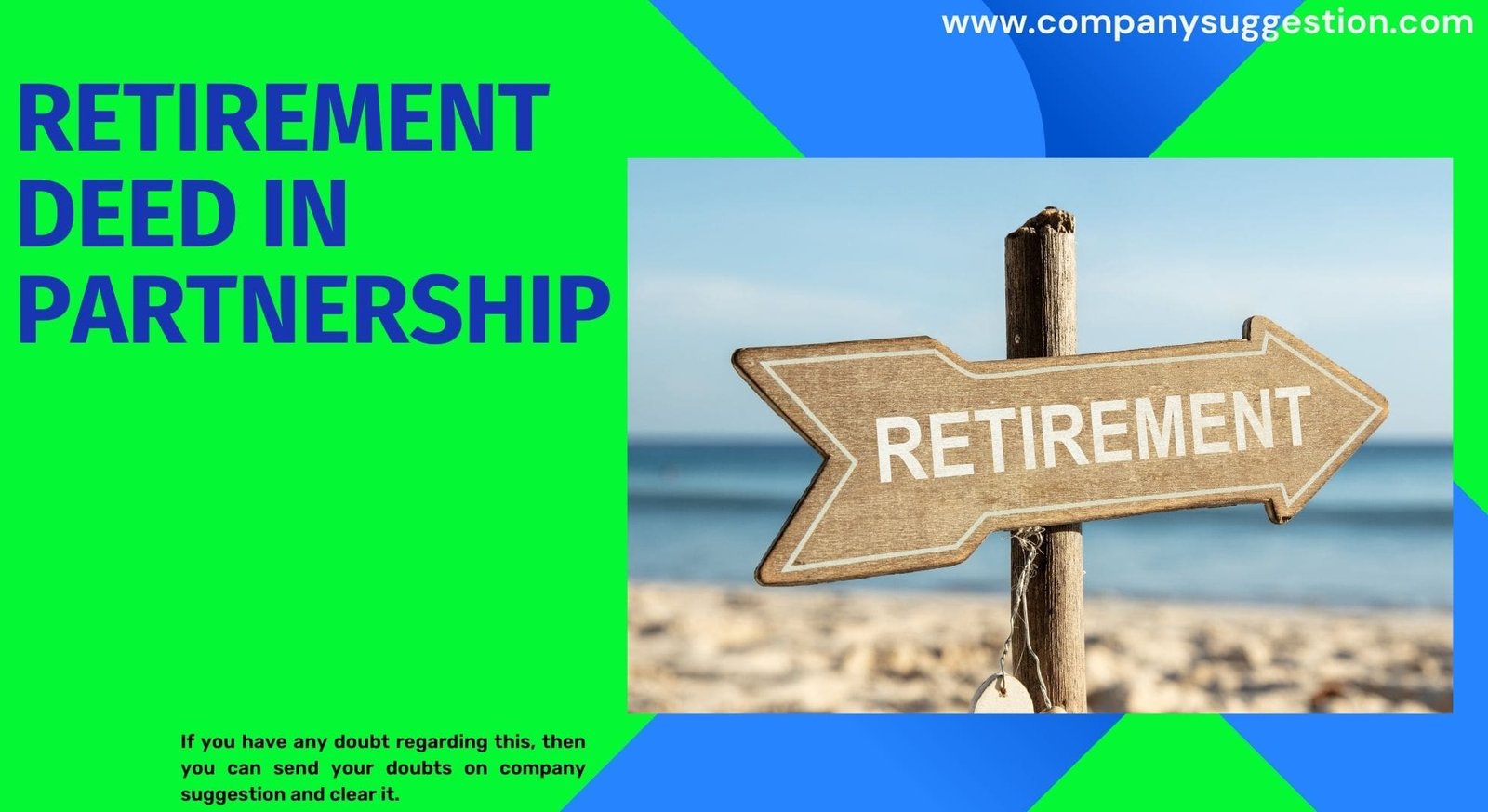 Retirement Deed in Partnership