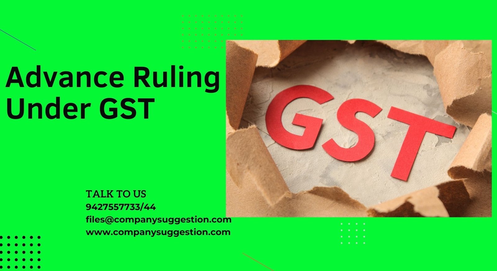 Advance Ruling Under GST