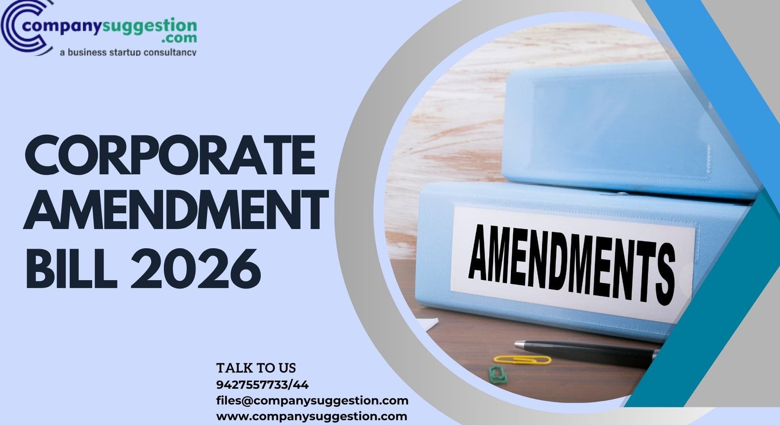 Corporate Amendment Bill 2026