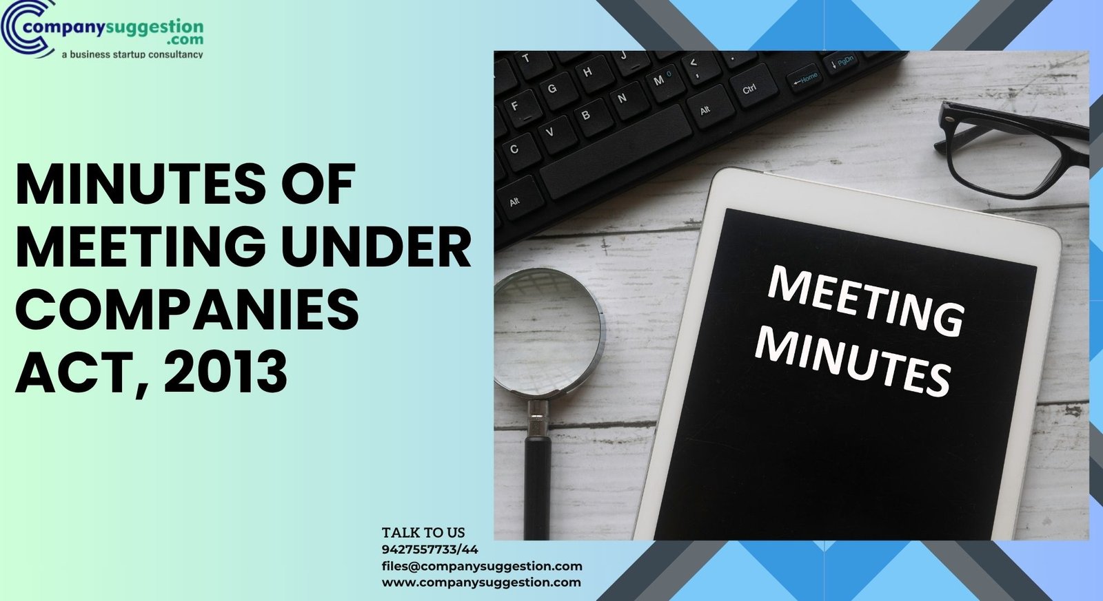MINUTES of MEETING UNDER Companies act, 2013